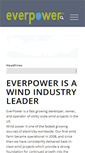 Mobile Screenshot of everpower.com